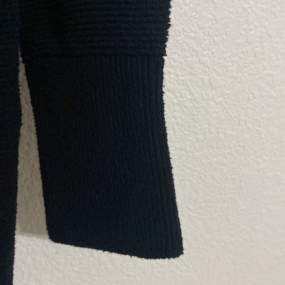 FREE PEOPLE Women’s Black Knitted Cotton/Nylon/Elastane Blend Oversized Sweater - Picture 3 of 9